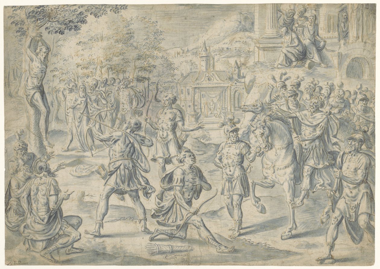 Disparo al cadáver del padre de Cornelis Floris (II) (circle of)