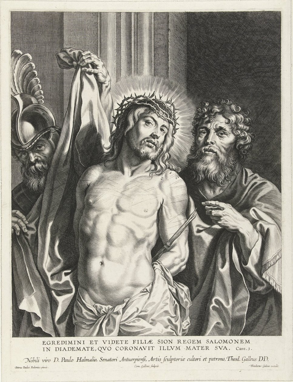 Cristo mostrado al pueblo (Ecce Homo) de Cornelis Galle (I)