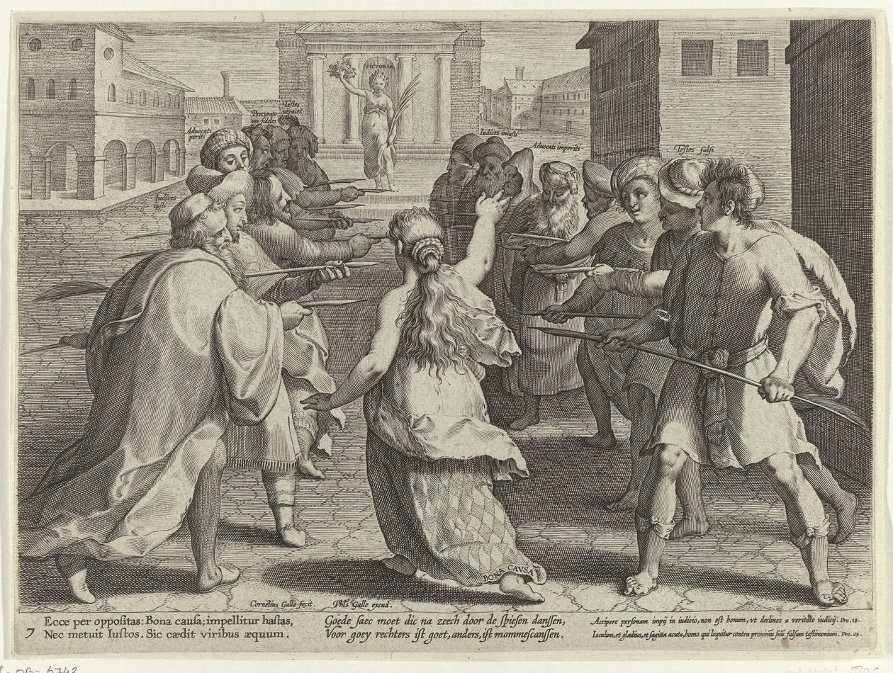 Peligros del proceso. Abuso en litigio (título de la serie) Litis Abusus (título de la serie) de Cornelis Galle (I)
