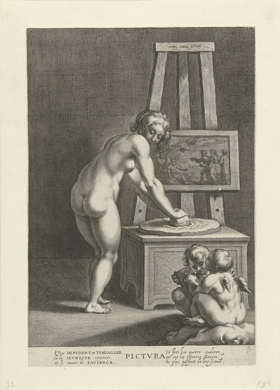 Pictura (la pintura) de Cornelis Galle (I)