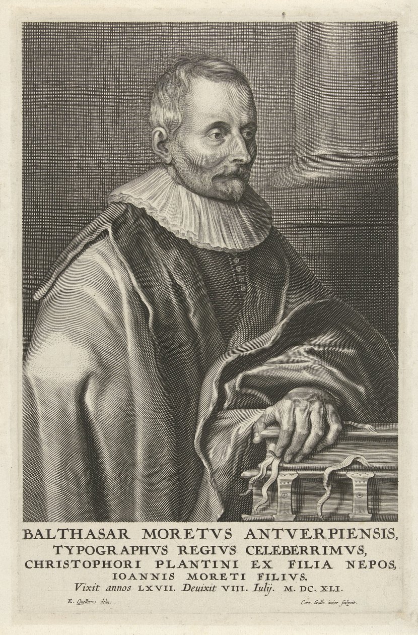 Retrato de Baltasar Moretus de Cornelis Galle (II)
