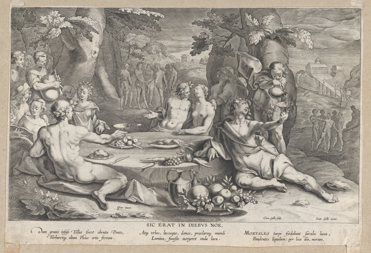La pecaminosidad de la humanidad de Cornelis Galle I