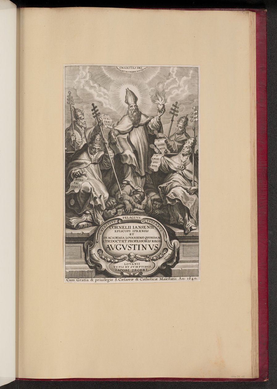 Página de título para Cornelii Iansenii ... Avgvstinvs de Cornelis Galle I after Sir Peter Paul Rubens