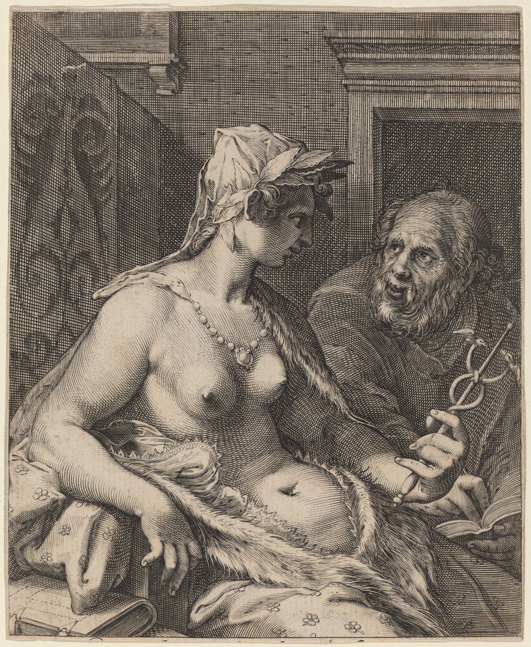 Poesía de Cornelis Jacobsz Drebbel, after Hendrik Goltzius