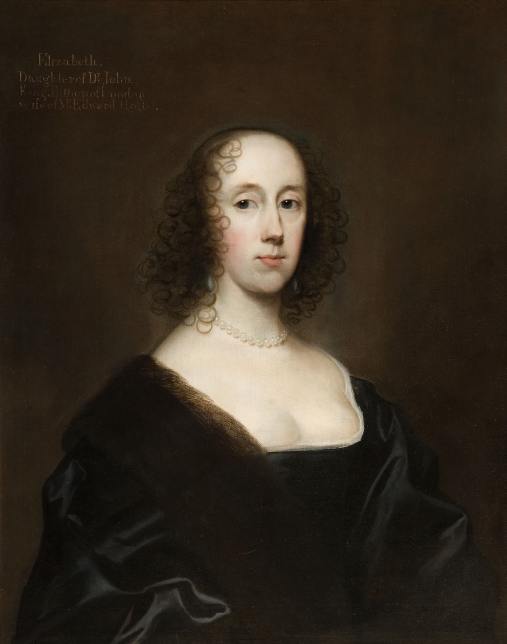 Retrato de Elizabeth Holte de soltera King de Cornelis Janssens van Ceulen