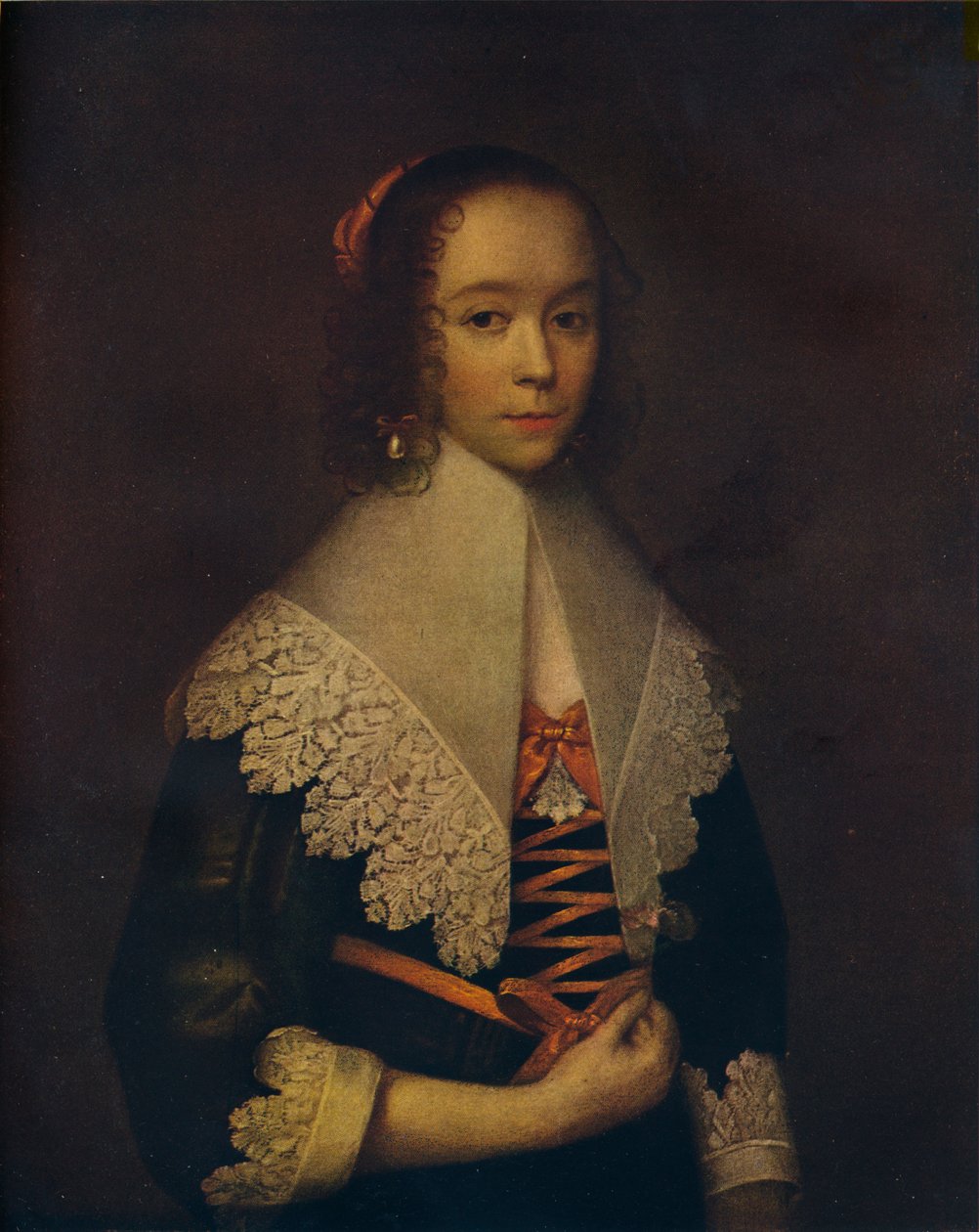 Retrato de una niña, siglo XVII, 1916 de Cornelis Janssens van Ceulen