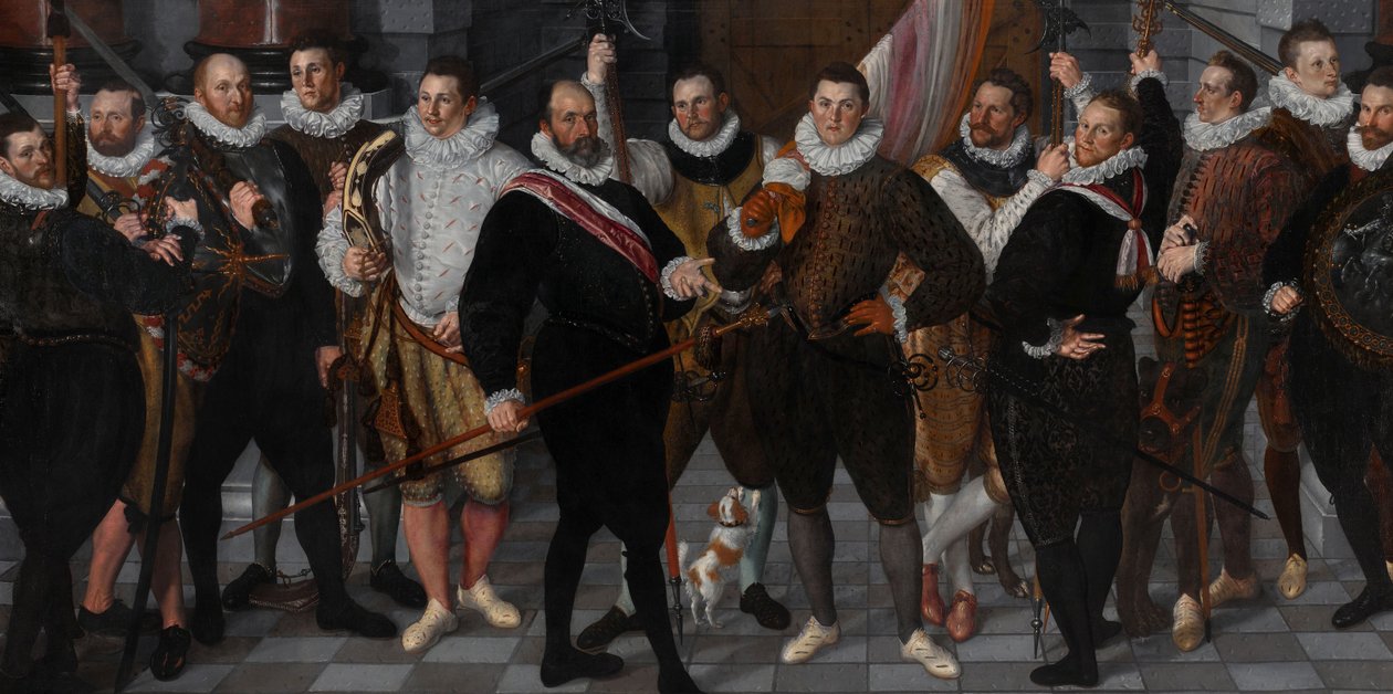 La compañía del capitán Dirck Jacobsz Rosecrans y del teniente Pauw
La compañía del capitán Dirck Jacobsz Rosecrans y del teniente Pauw, Amsterdam, 1588 de Cornelis Ketel