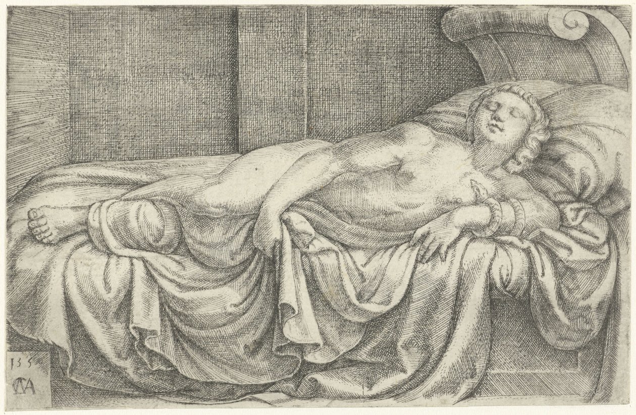 muerte de cleopatra de Cornelis Massijs