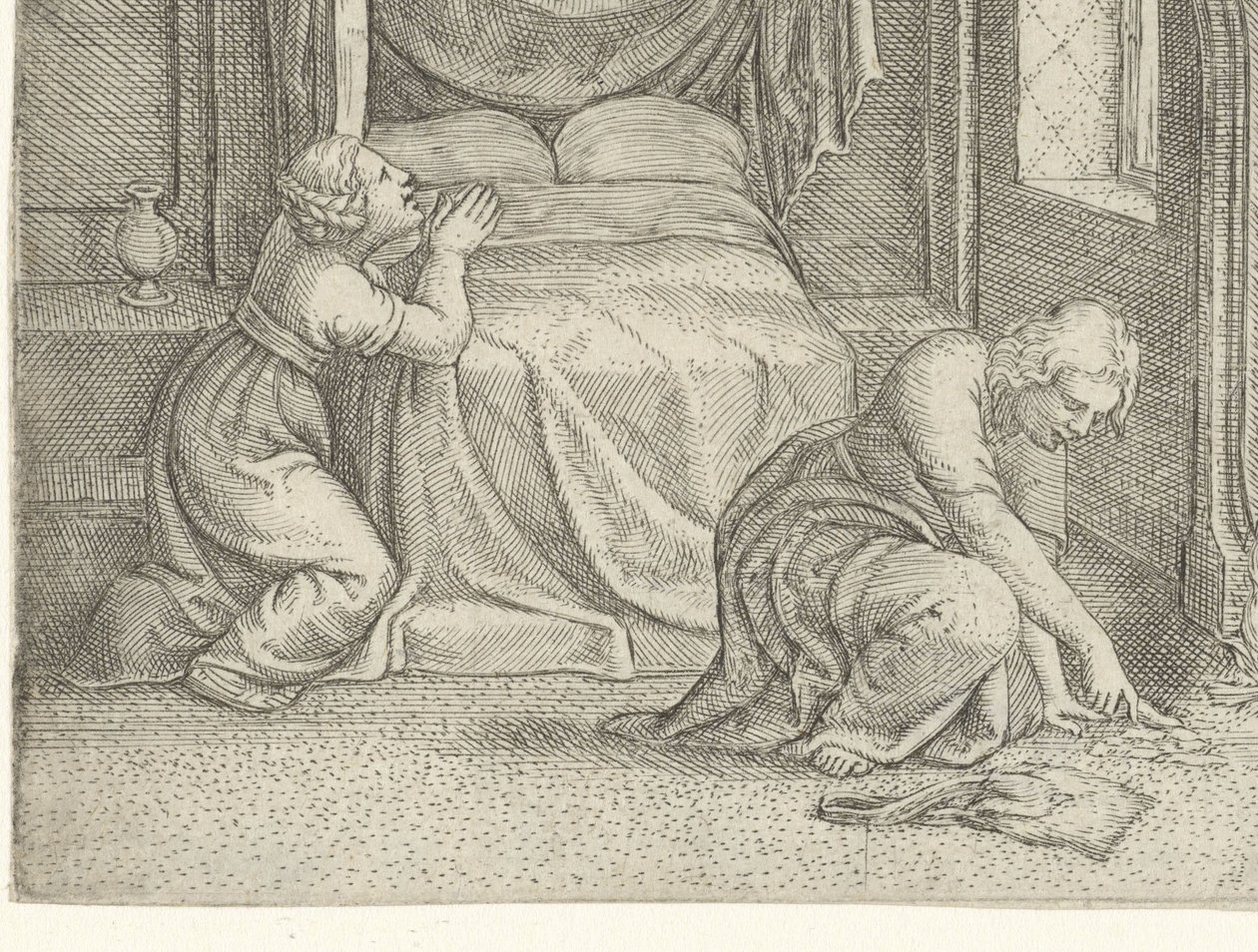 Noche de bodas de Tobias y Sara Historia de Tobías (título de la serie) de Cornelis Massijs