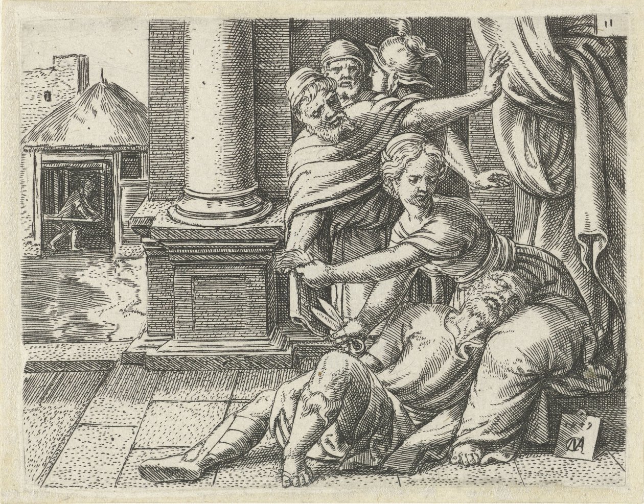 Sansón y Dalila Historia de Sansón (título de la serie) de Cornelis Massijs