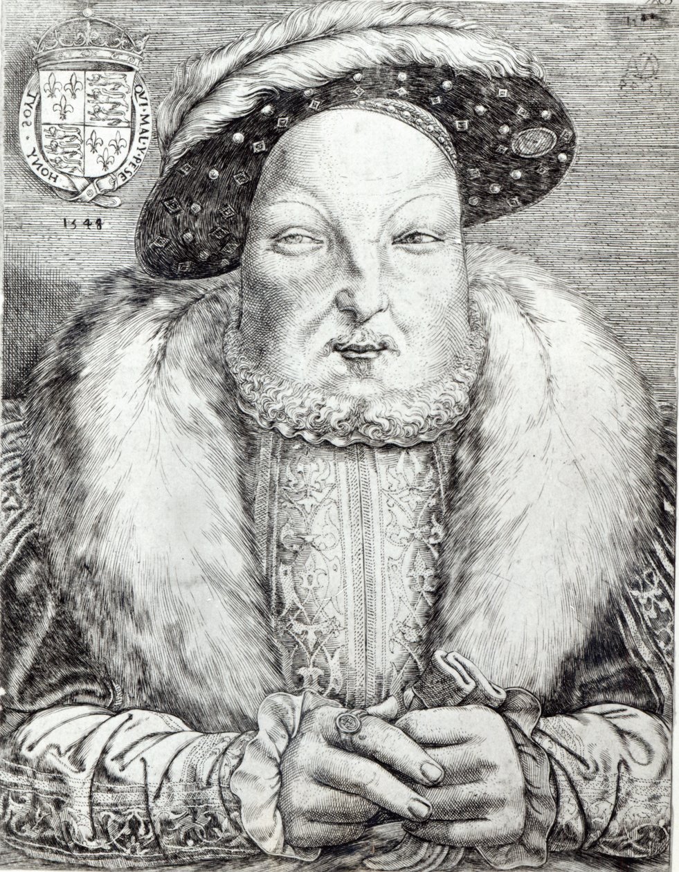 Retrato de Enrique VIII, 1548 de Cornelis Massys