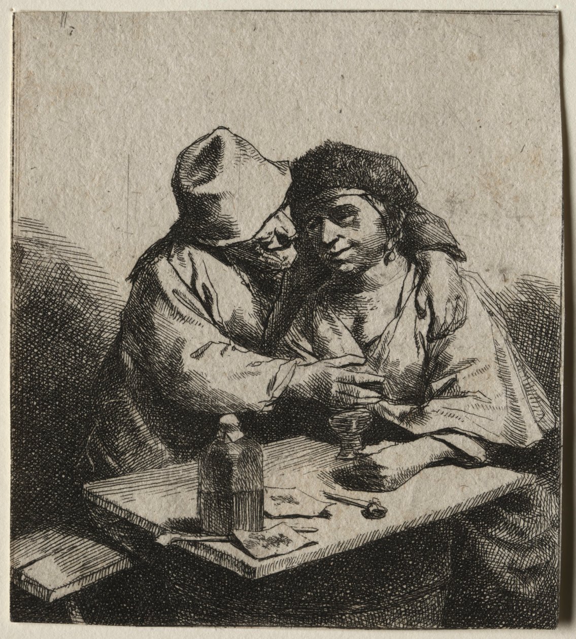 La pareja amorosa de Cornelis Pietersz Bega