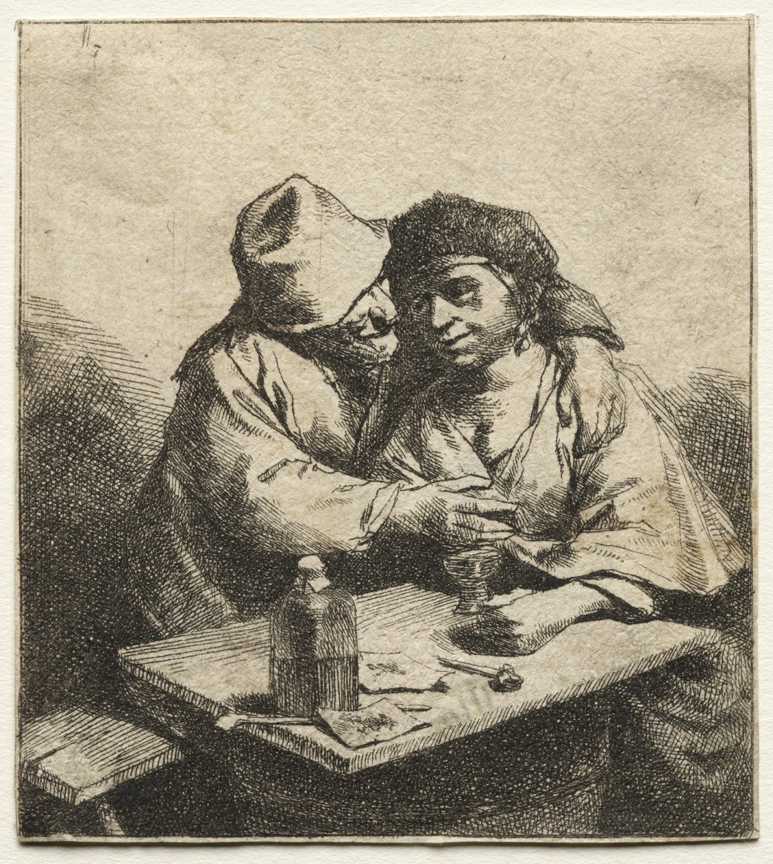 La Pareja Amorosa de Cornelis Pietersz Bega