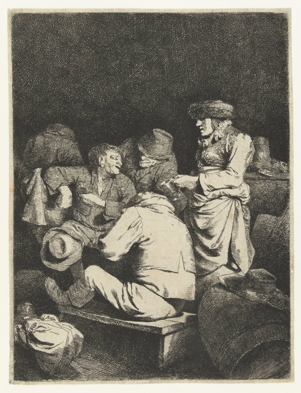 Propietaria y compañía en posada de Cornelis Pietersz. Bega