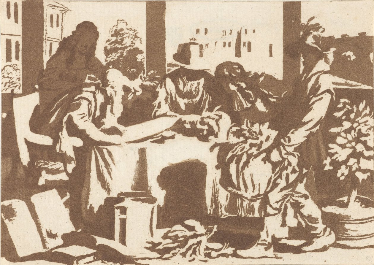 botánico de Cornelis Ploos van Amstel (signed by artist)