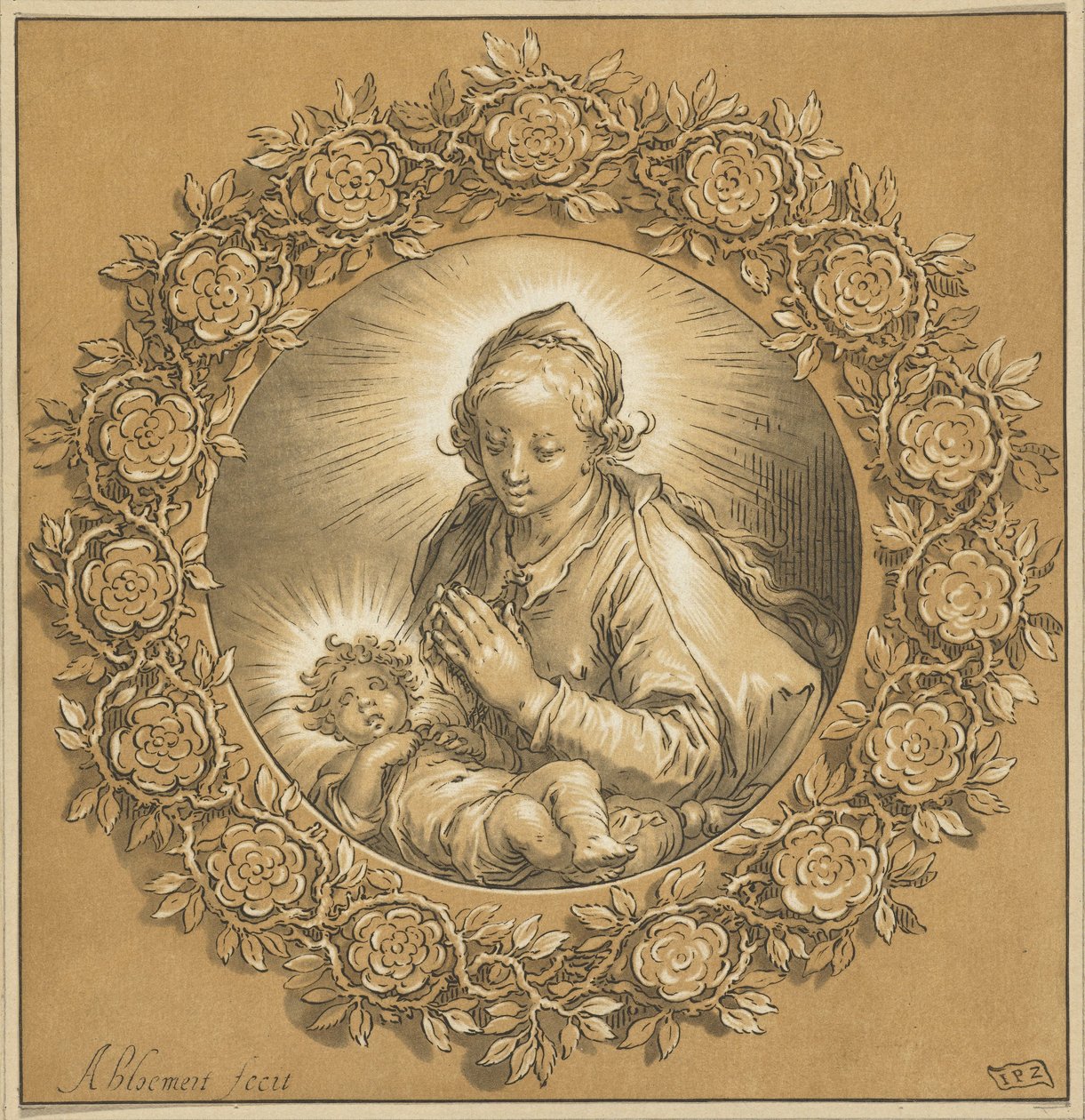 María con el Niño Jesús La Virgen María y el Niño Jesús de Cornelis Ploos van Amstel