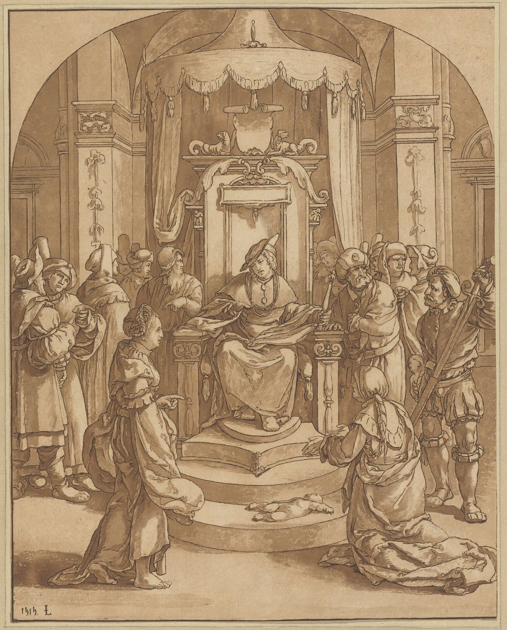 Juicio de Salomón de Cornelis Ploos van Amstel