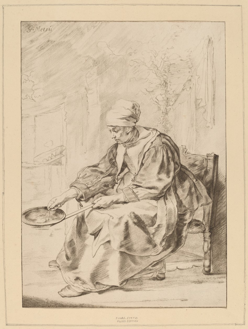 Mujer de los panqueques de Cornelis Ploos van Amstel
