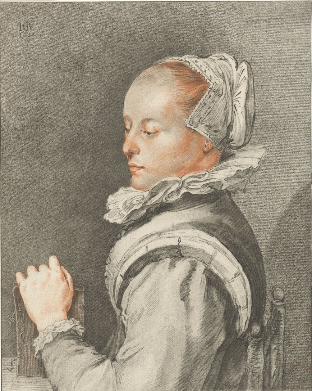 retrato, de, un, mujer joven de Cornelis Ploos van Amstel