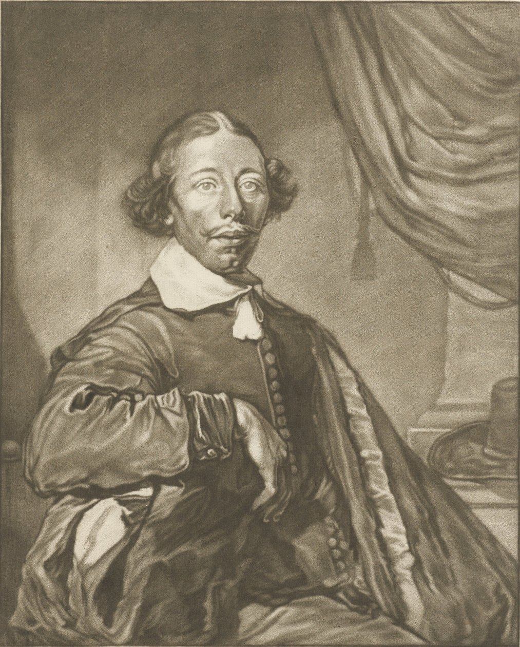 Retrato de un hombre de Cornelis Ploos van Amstel