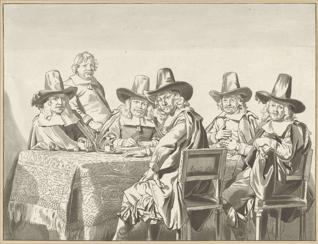 Regentes del orfanato de Haarlem de Cornelis Ploos van Amstel