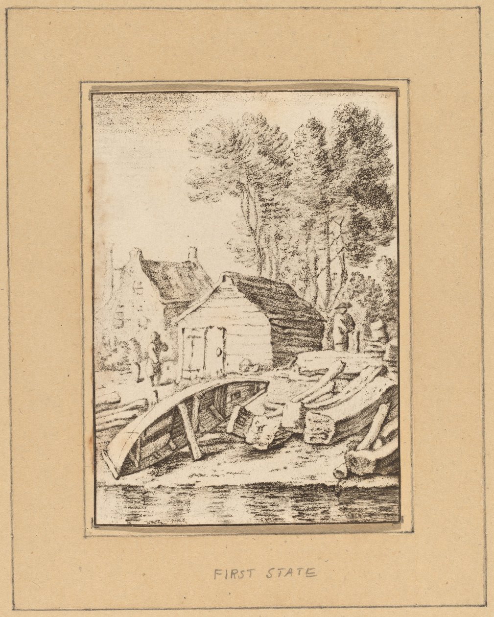 Astillero, 1761, publicado 1765 de Cornelis Ploos van Amstel