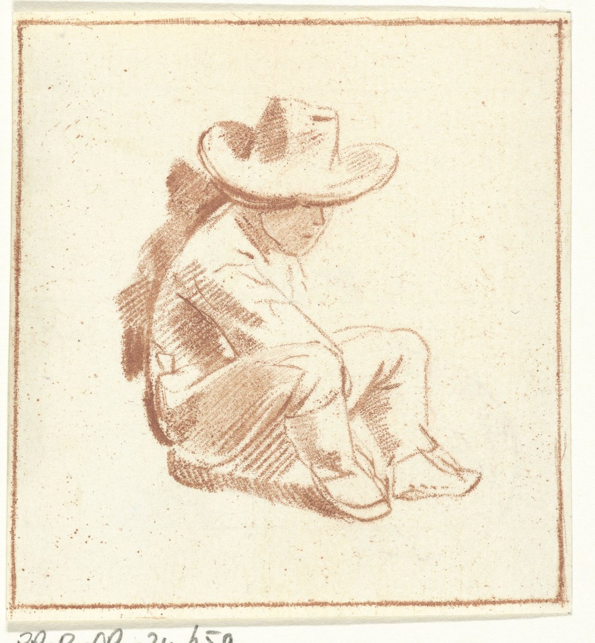 chico sentado de Cornelis Ploos van Amstel