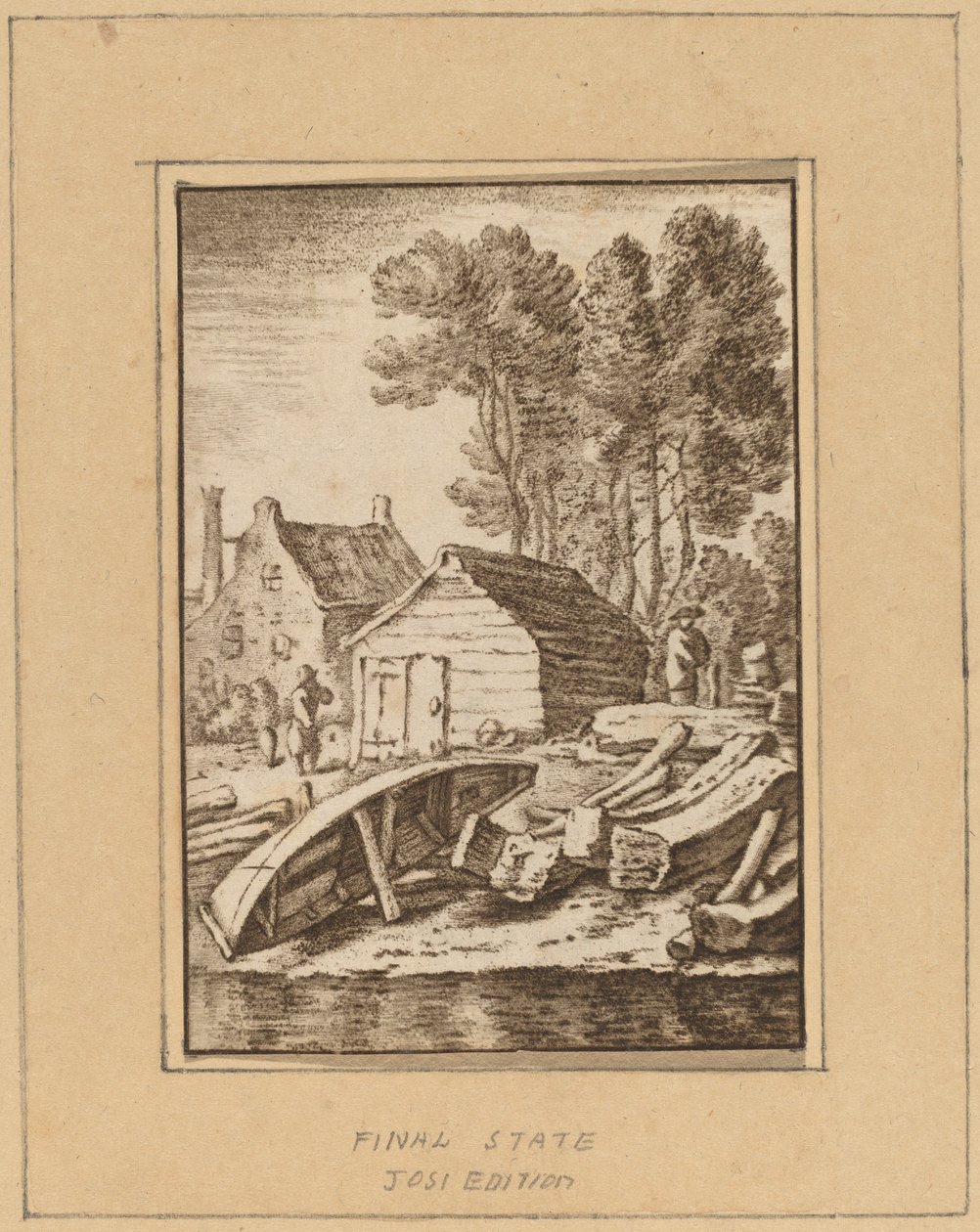 Astillero de Cornelis Ploos van Amstel after Herman Saftleven