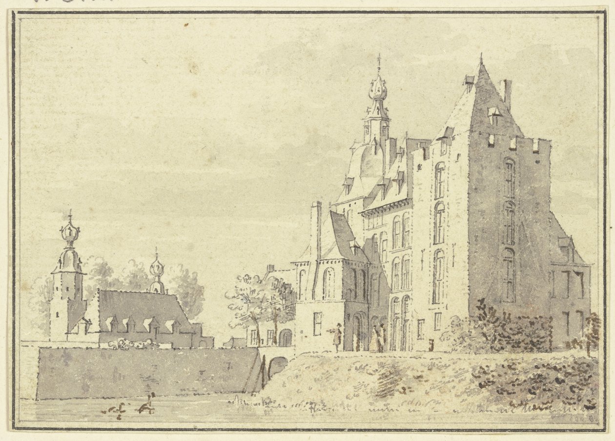 La casa den Ooy vista de frente de Cornelis Pronk