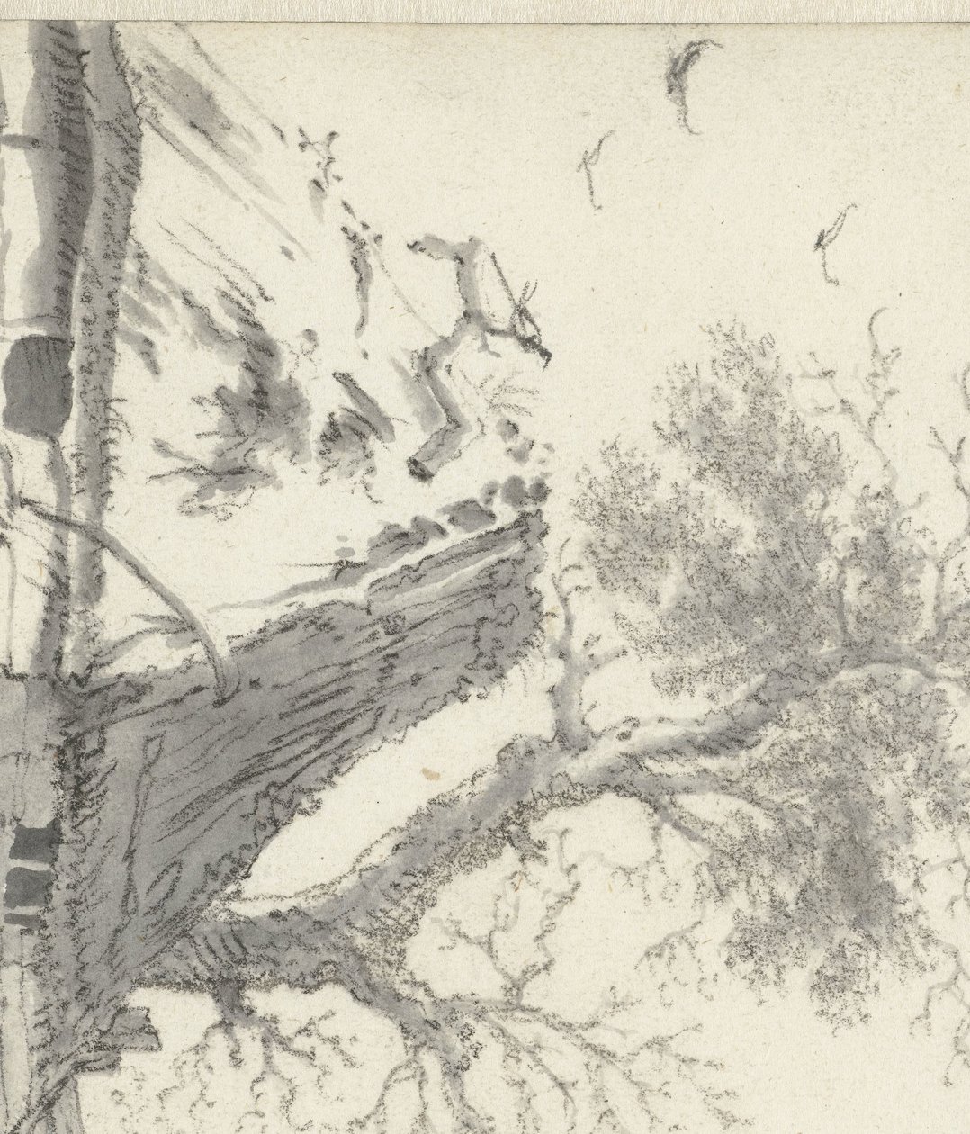 Casa de campo cerca del agua de Cornelis Saftleven