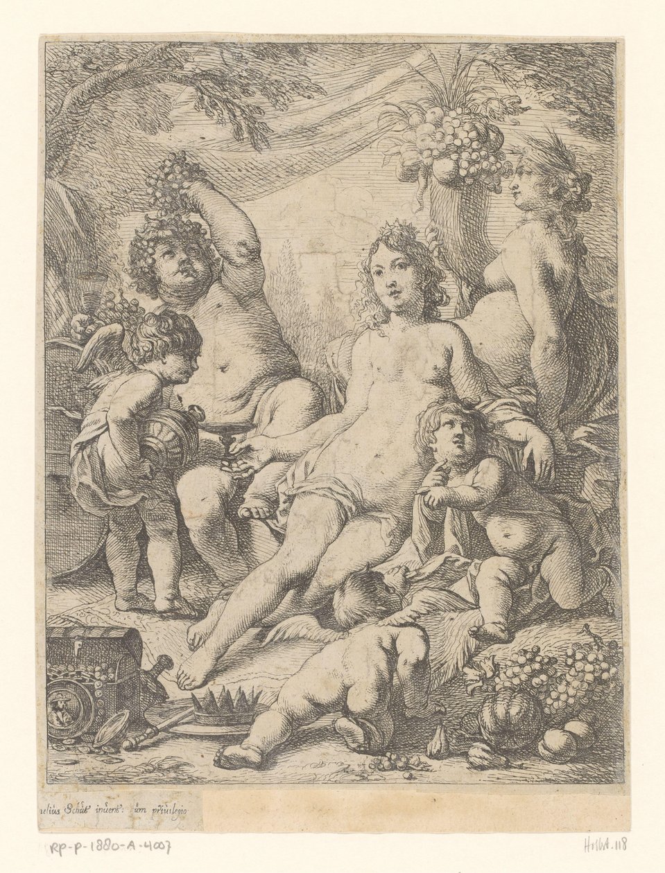 Baco, Venus y Ceres de Cornelis Schut (I)