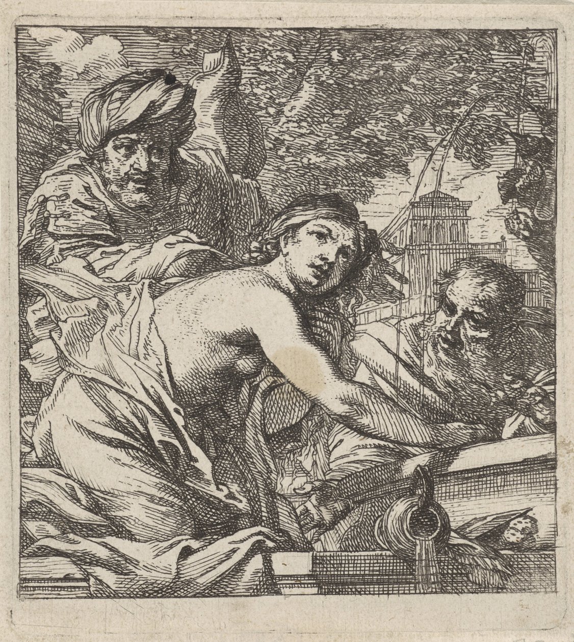 Susana y los ancianos de Cornelis Schut (I)