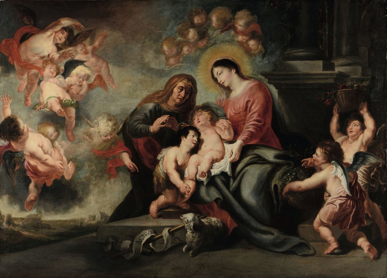 Virgen con el Niño y Santa Ana de Cornelis Schut