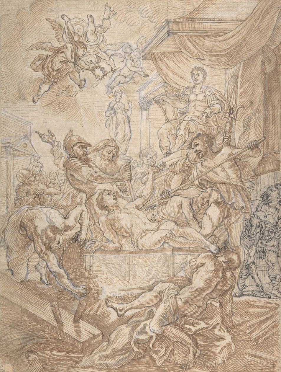 El martirio de San Lorenzo, principios del siglo XVII-mediados del siglo XVII de Cornelis Schut I