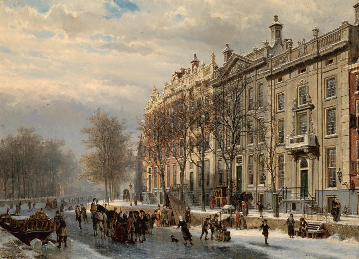 La curva del Herengracht de Cornelis Springer