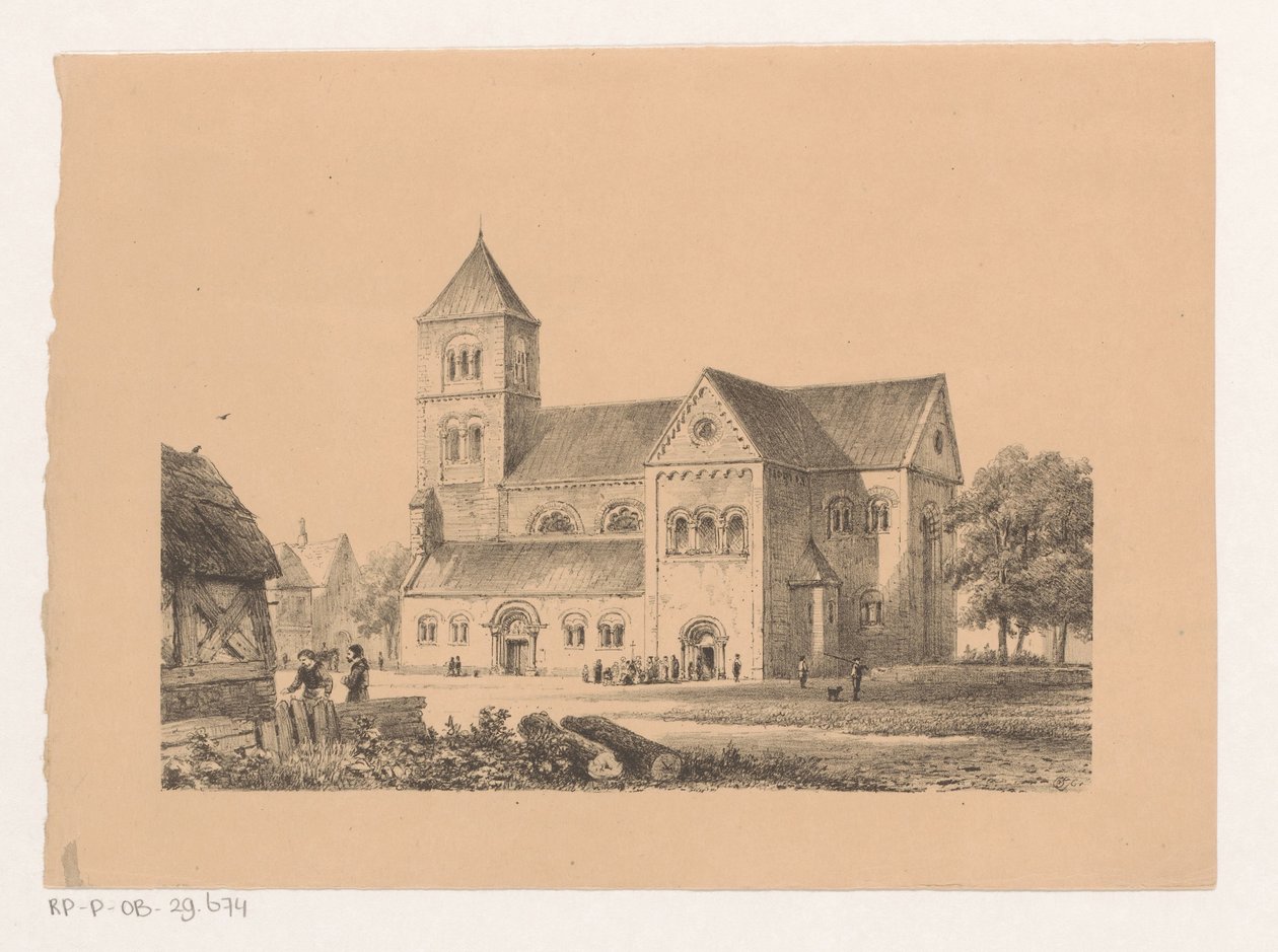 Iglesia del siglo XII Edificio de la iglesia del siglo XII. de Cornelis Springer
