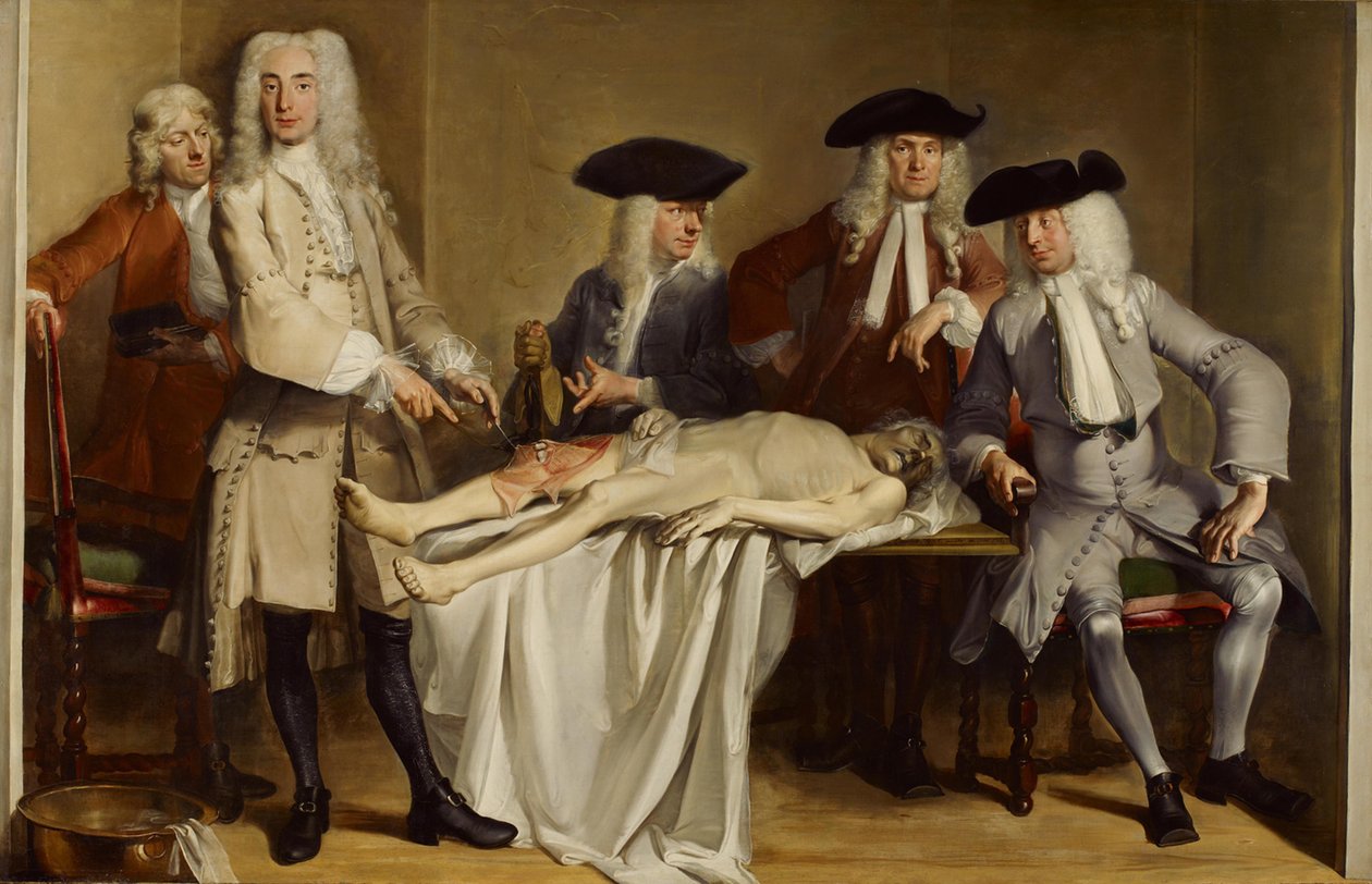 Lección de anatomía del Dr. Willem Röell de Cornelis Troost