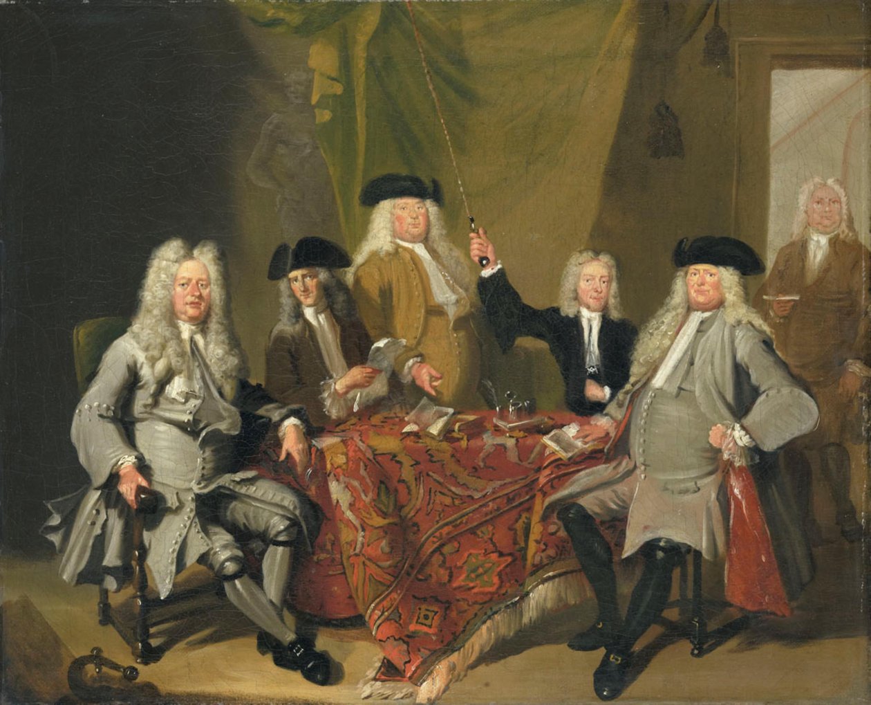 Los inspectores del Collegium Medicum de Cornelis Troost