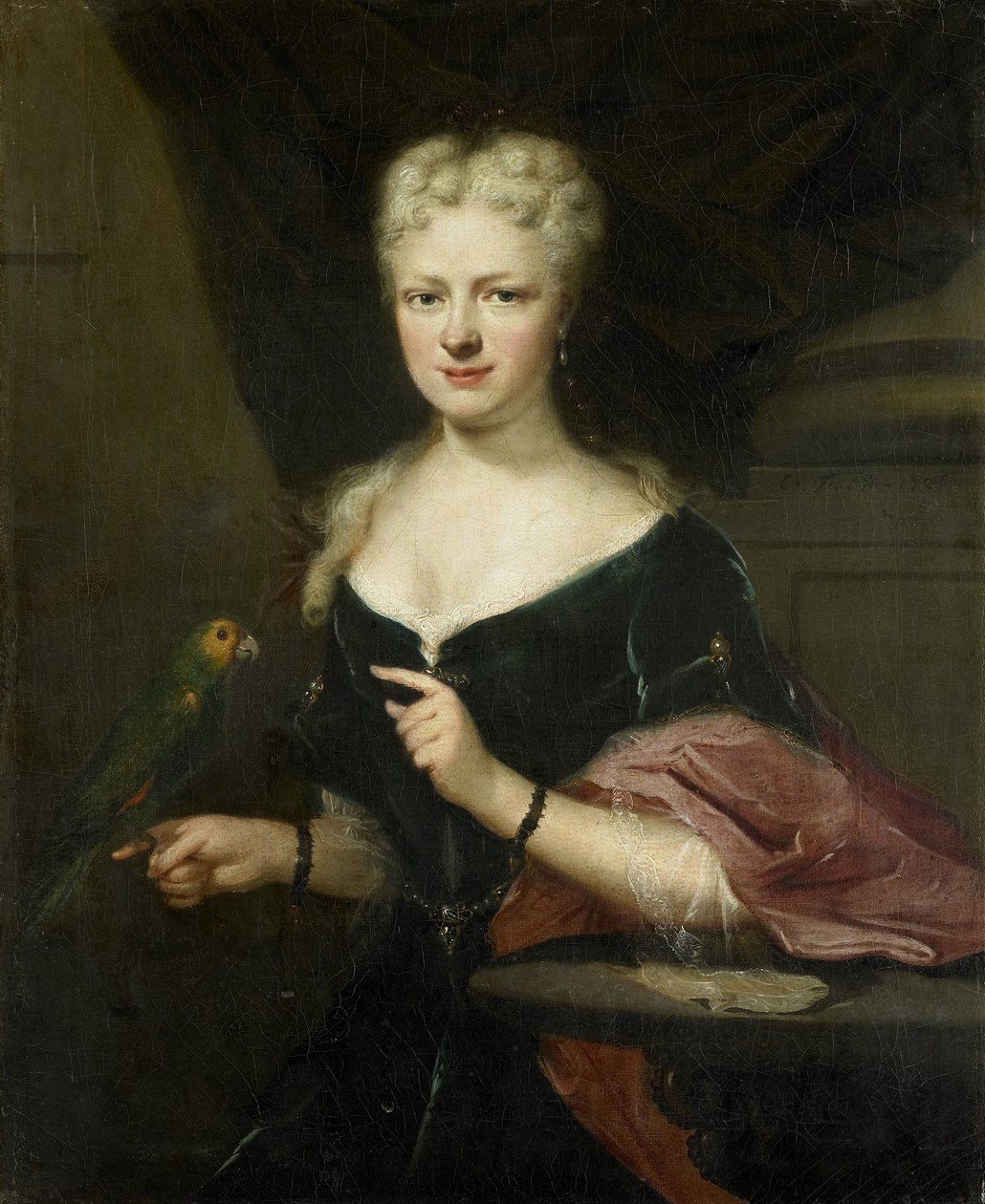 Retrato de Maria Magdalena Stavenisse, esposa de Jacob de Witte de Elkerzee, consejero de Zierikzee de Cornelis Troost