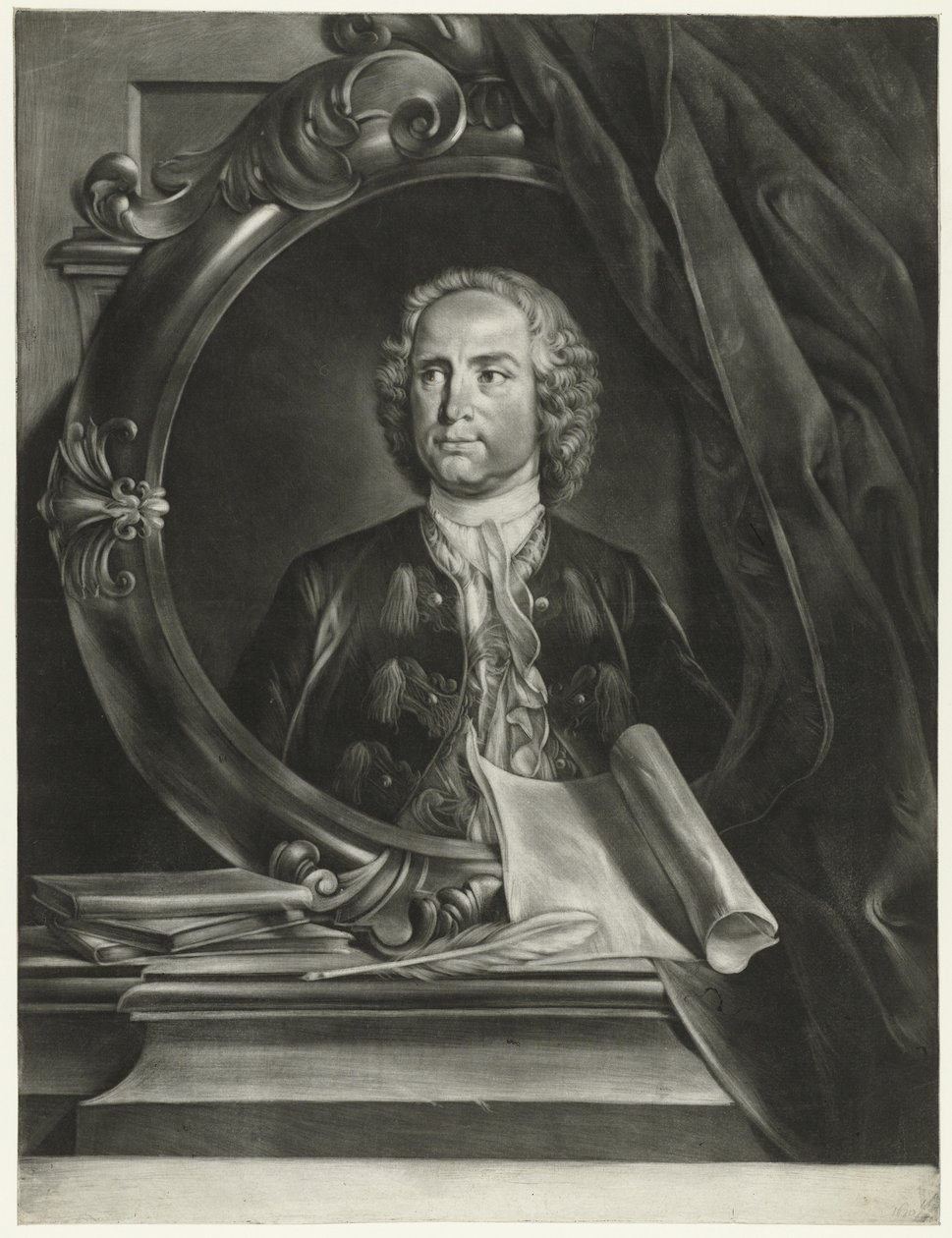 Retrato del compositor Pietro Antonio Locatelli de Cornelis Troost