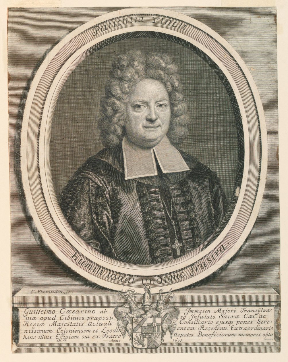 Retrato de Guilielmo Caesarino de Cornelis Vermeulen