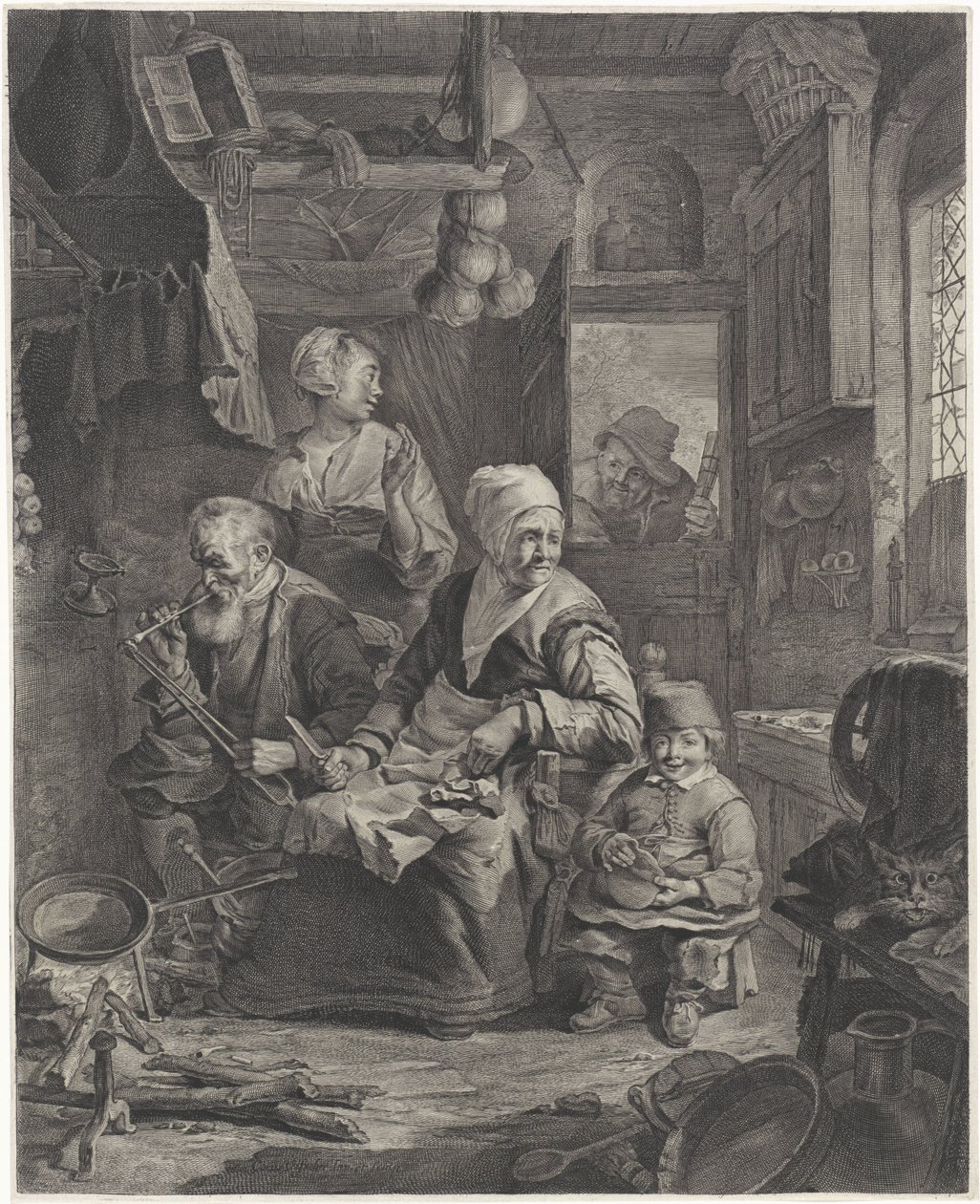 fabricante de panqueques de Cornelis Visscher (II)