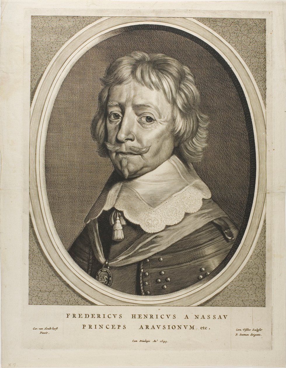 Federico Enrique, Príncipe de Orange, de Nueve retratos de Cornelis Visscher