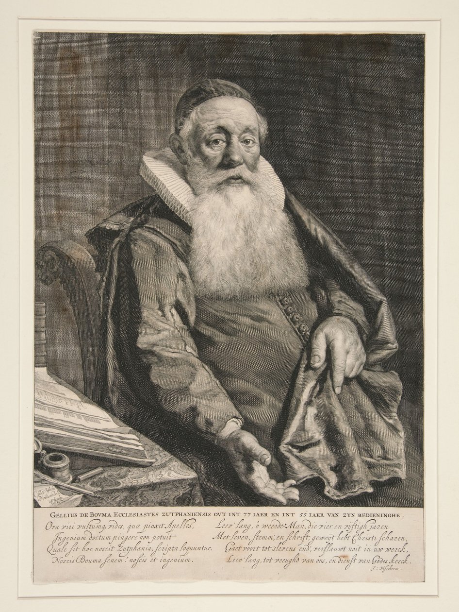 Gellius de Bouma, ministro del Evangelio en Zutphen de Cornelis Visscher