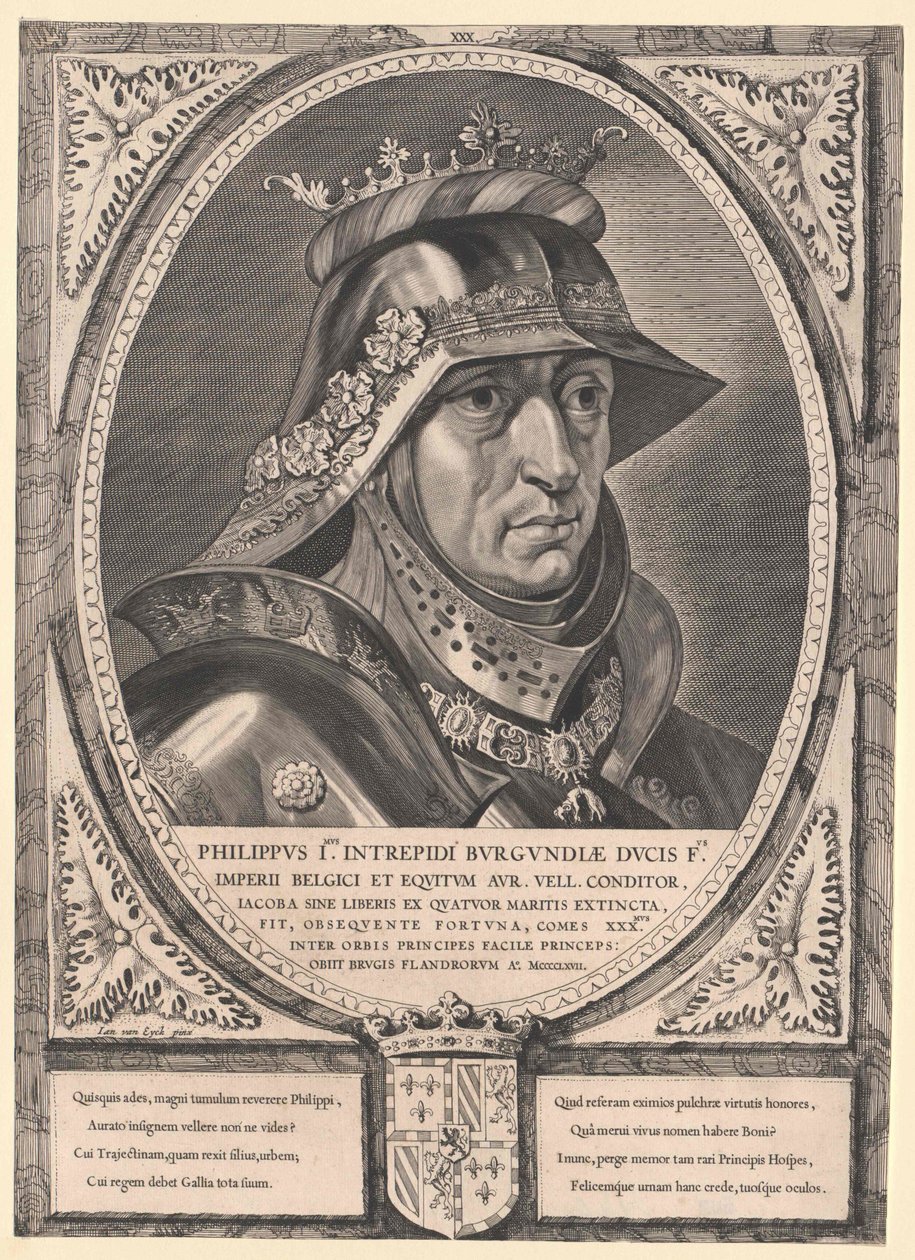 Emperador del Sacro Imperio Romano Germánico Maximiliano I (huella) de Cornelis Visscher