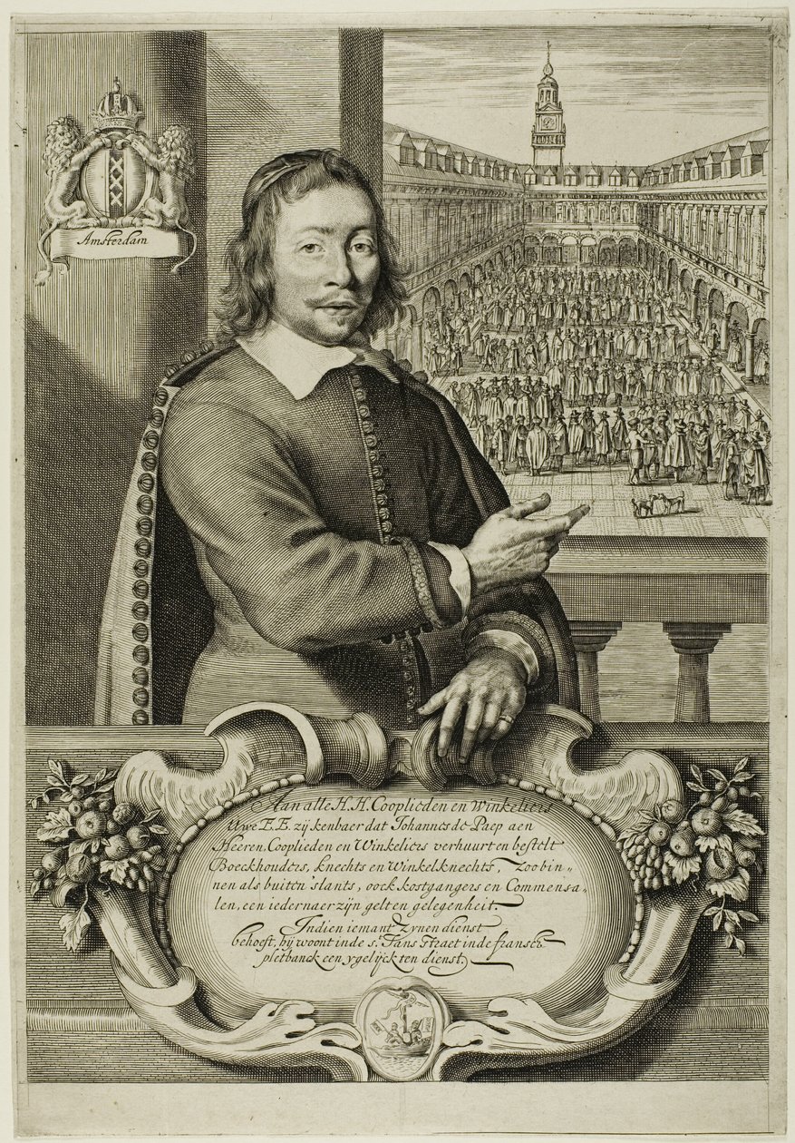 Jan de Paep (El Ecónomo) de Cornelis Visscher