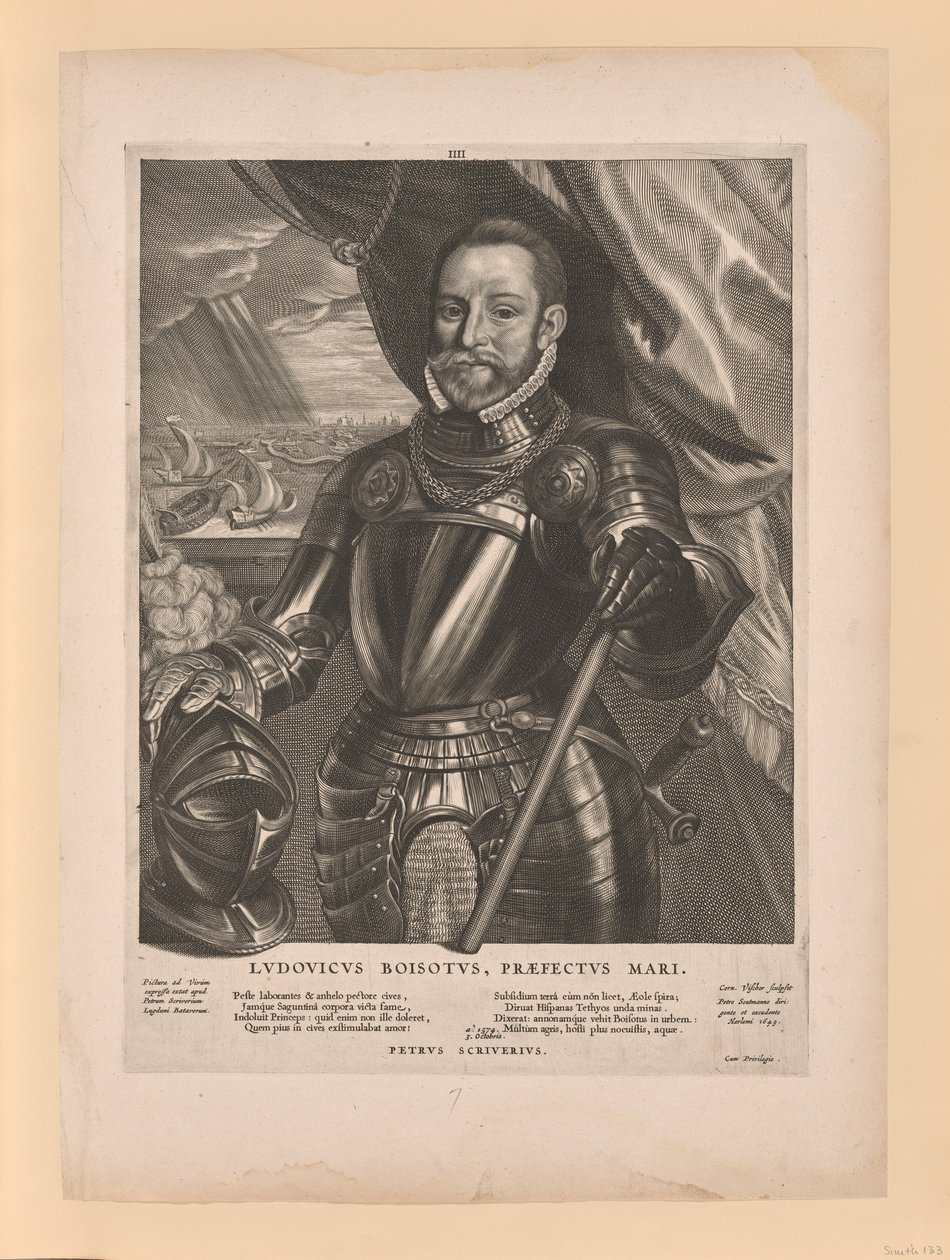 Luis de Boisot, Almirante de Zelanda, de Quatuor Personae de Cornelis Visscher