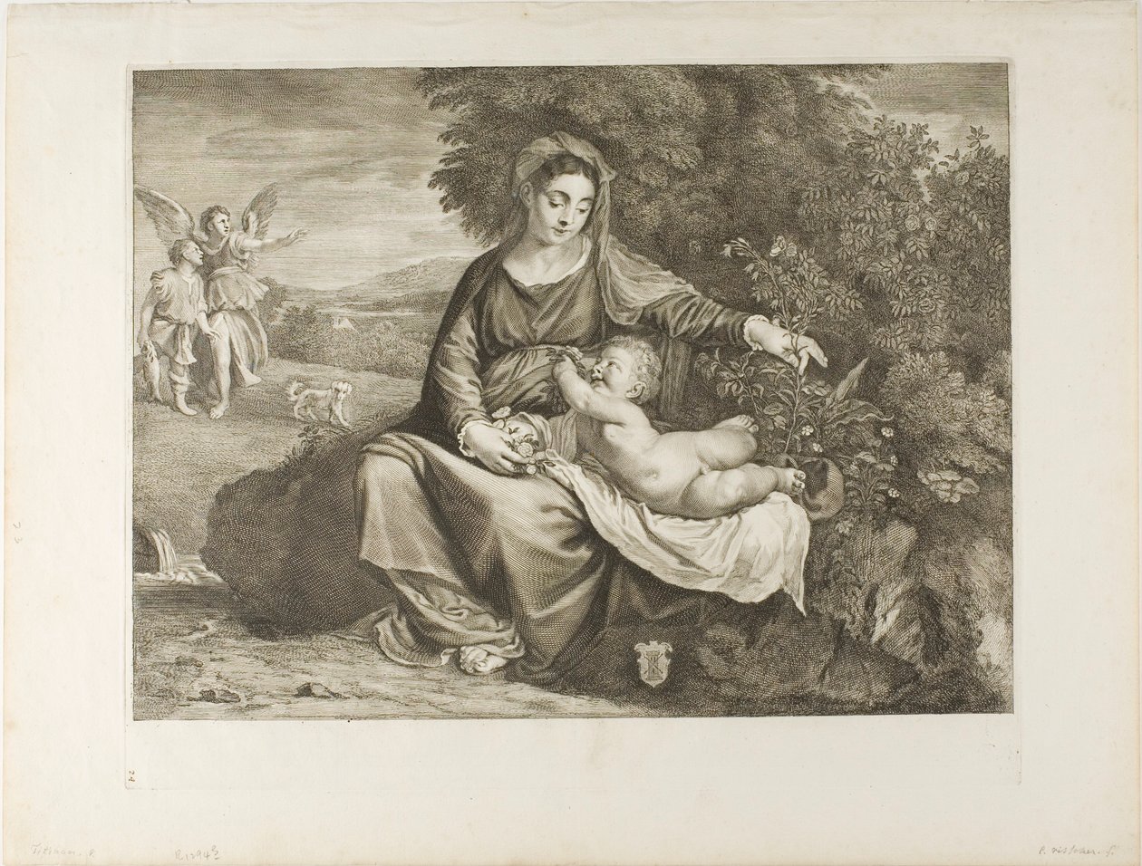 Madonna y Niño de Cornelis Visscher