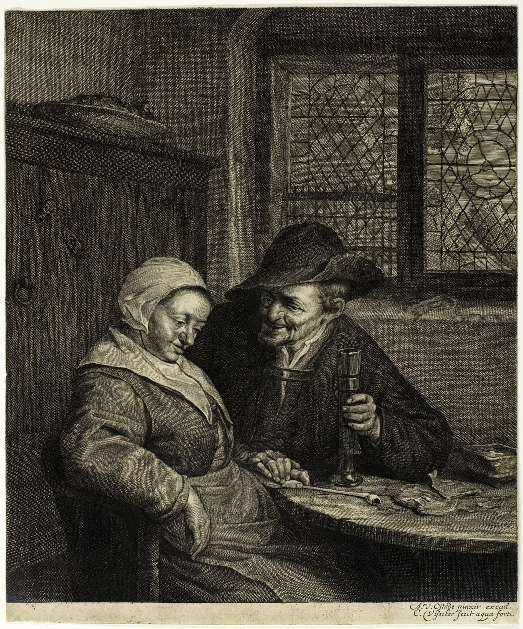 Anciano y Anciana de Cornelis Visscher