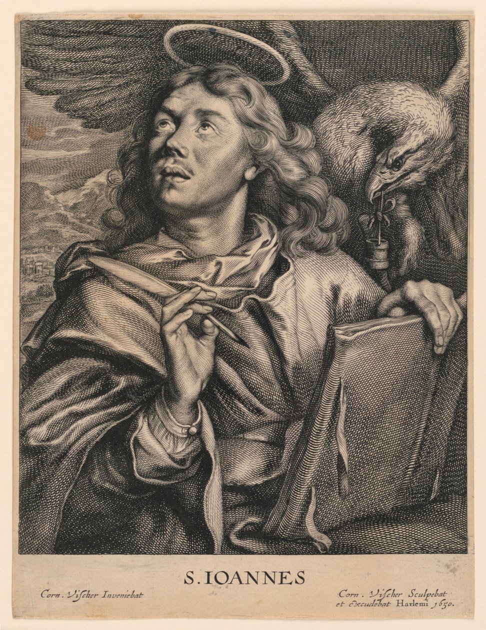 San Juan Evangelista (S. Ioannes) de Cornelis Visscher